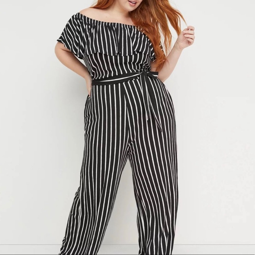 Lane Bryant wide leg jumpsuit